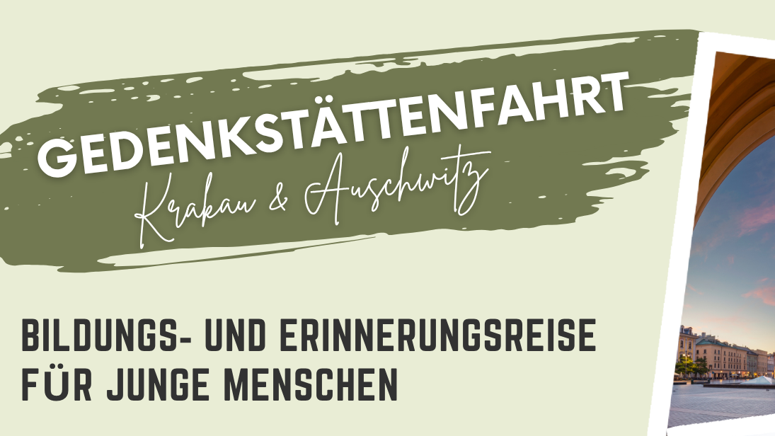 Coverbild Plakat Gedenkstättenfahrt Krakau