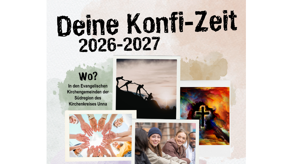Plakat Konfi-Zeit 2026-2027