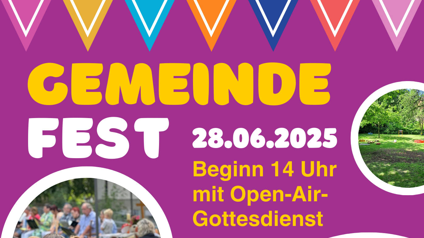 Plakat Ev. Gemeindefest Holzwickede am 28. Juni 2025